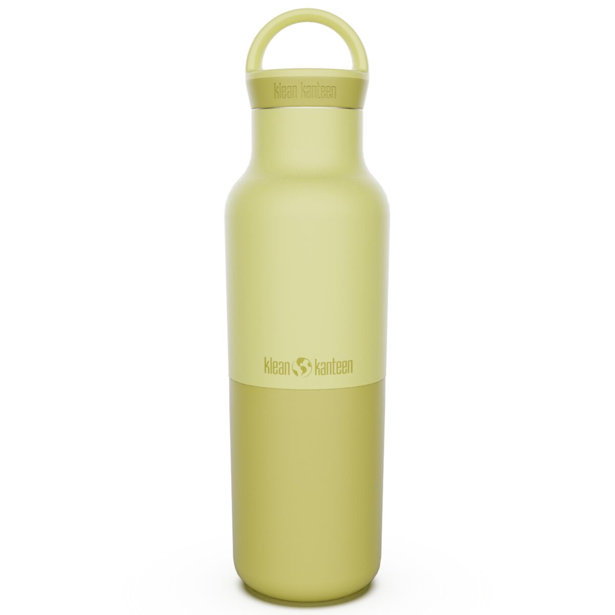 Klean Kanteen Rise Classic termoflaske med Arch Loop-låg, 592 ml, voksgul