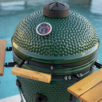 Kamado SUMO Large Gen 2 -kamadogrilli varustepaketilla, vihreä