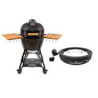 Kamado Sumo Large Gen 2 kamadogrill med Grillmästarens rotisserie, svart