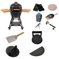 Kamado Sumo Gen 2 Large kamadogrill med smashpaket, svart
