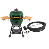 Kamado Sumo Maxi Gen 2 kamadogrill med Grillmästarens rotisserie, grön