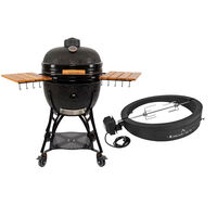 Kamado Sumo Maxi Gen 2 kamadogrill med Grillmästarens rotisserie, grön