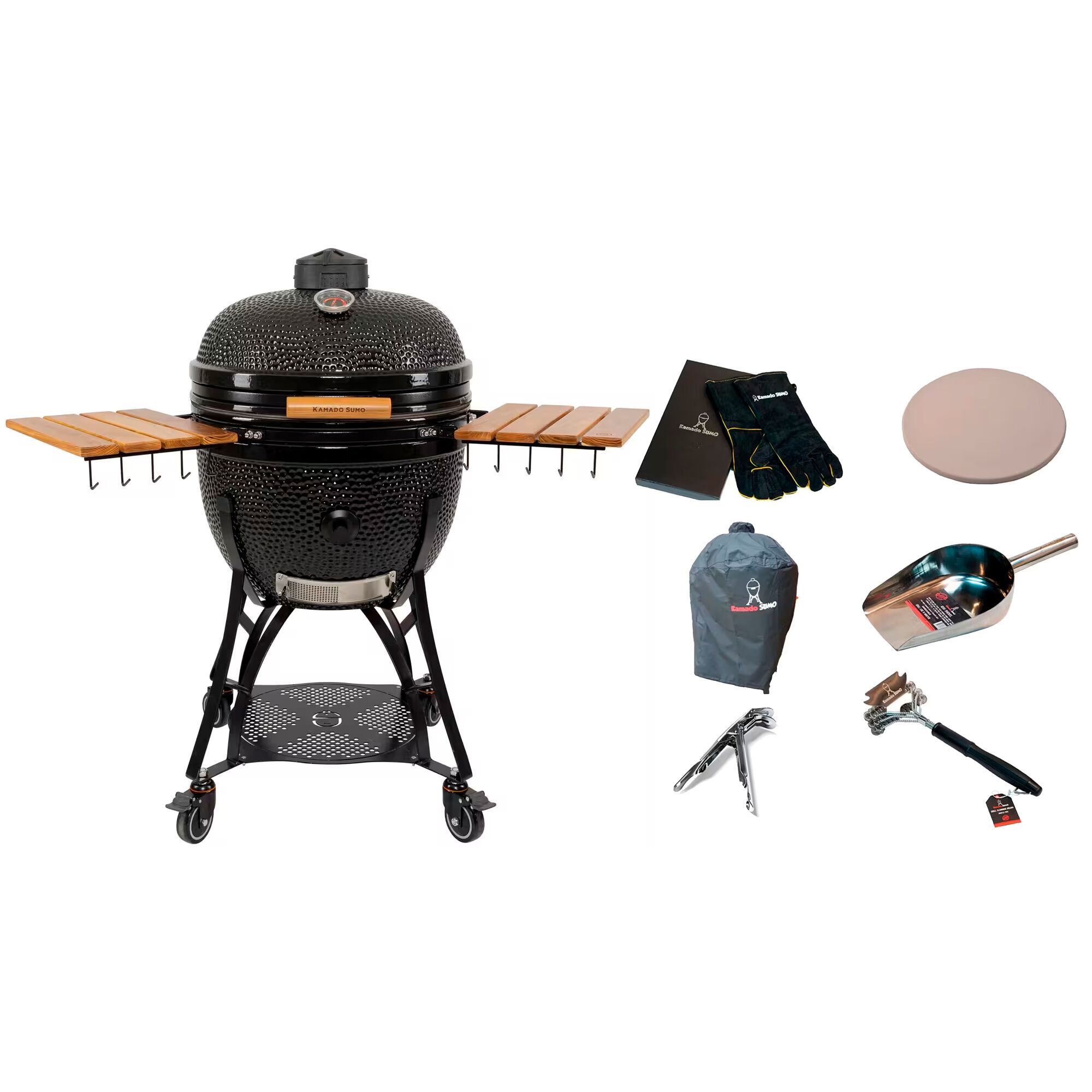 Kamado Sumo Maxi Gen 2 kamadogrill med tillbehörspaket