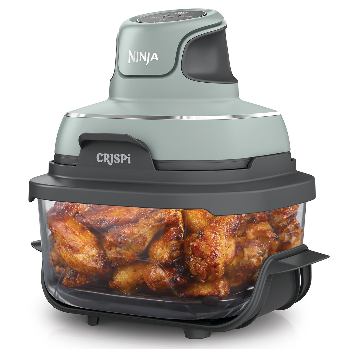 Crispi airfryer, salviagrön