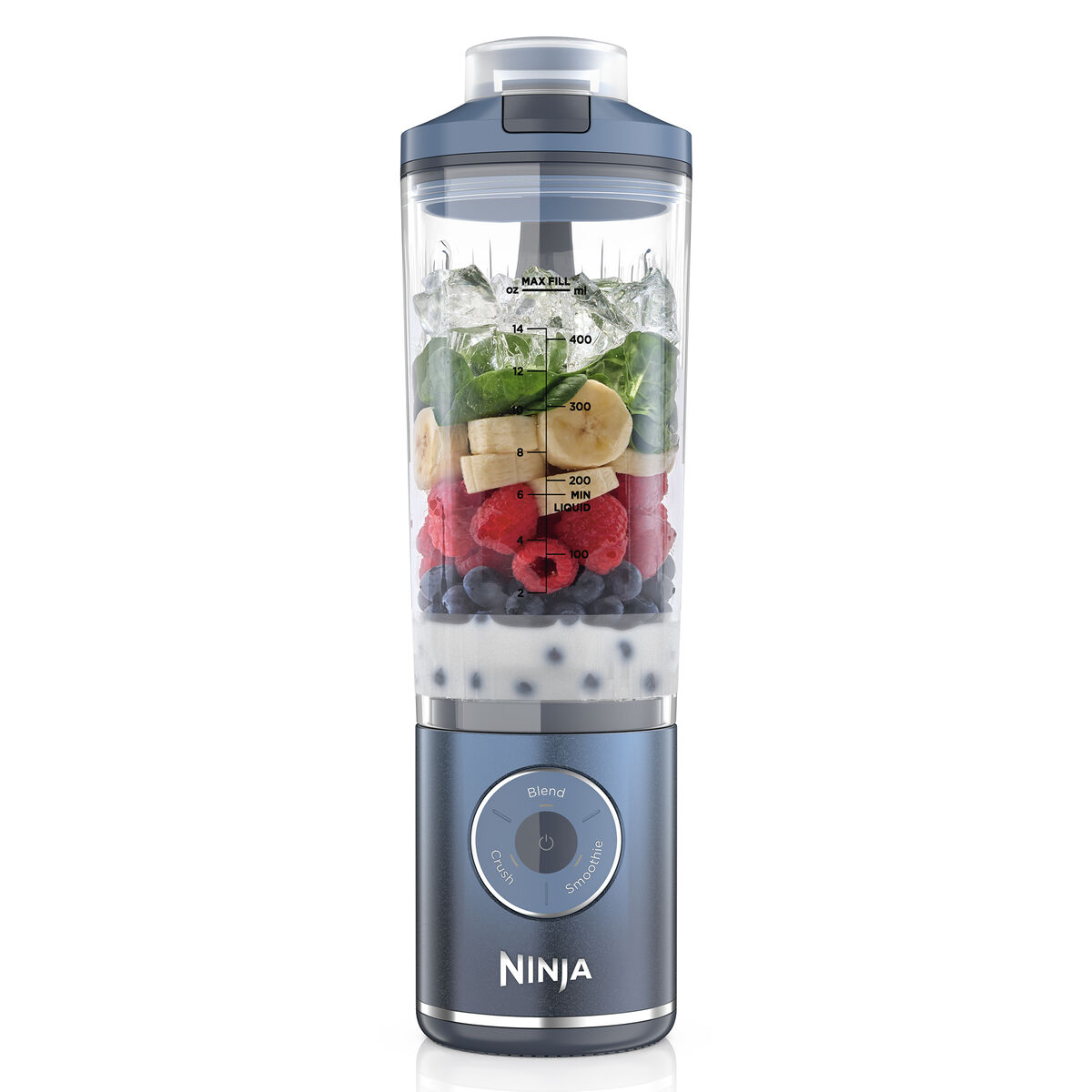Blast Max trådløs blender, marineblå