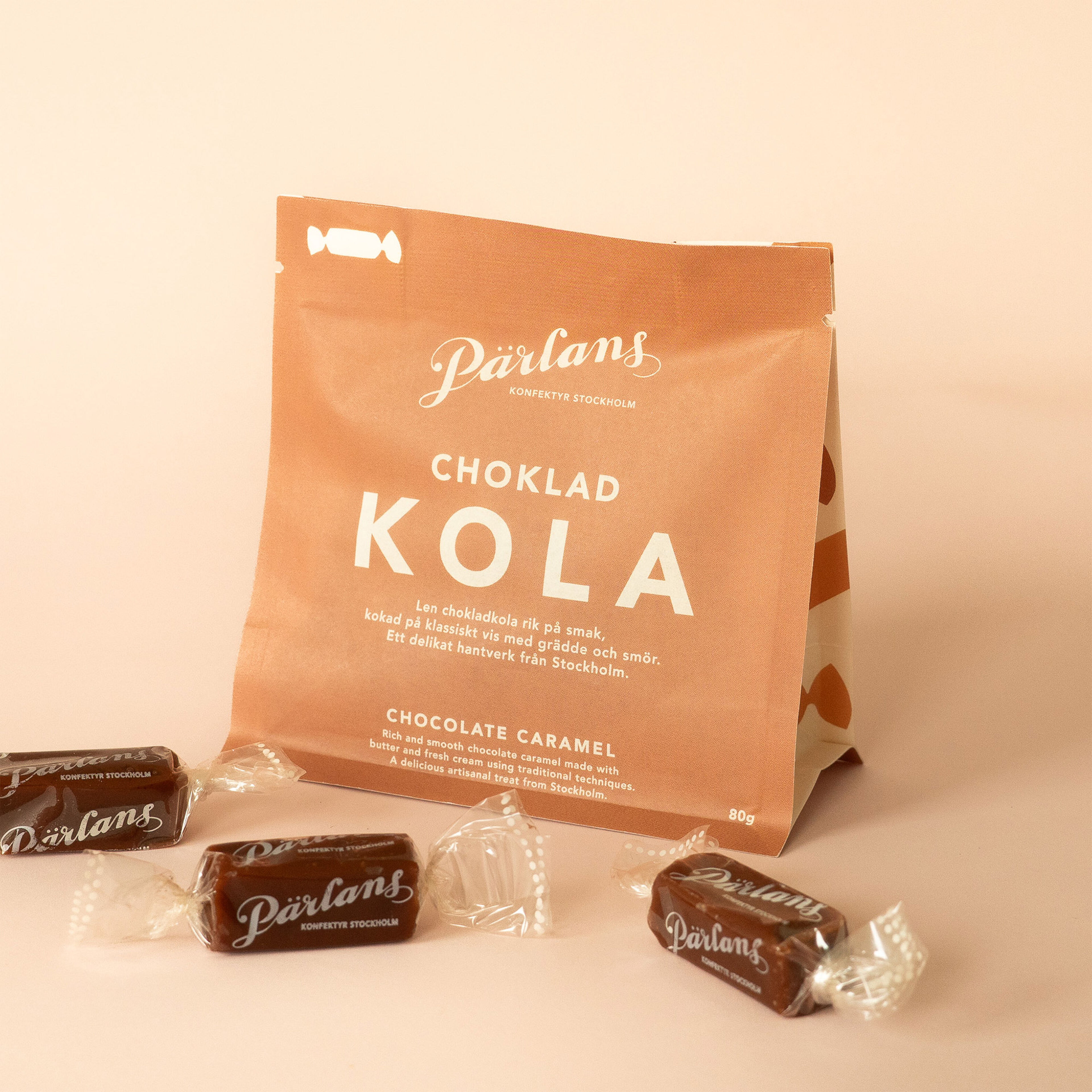 Pärlans Konfektyr Chokoladekarameller 80 g