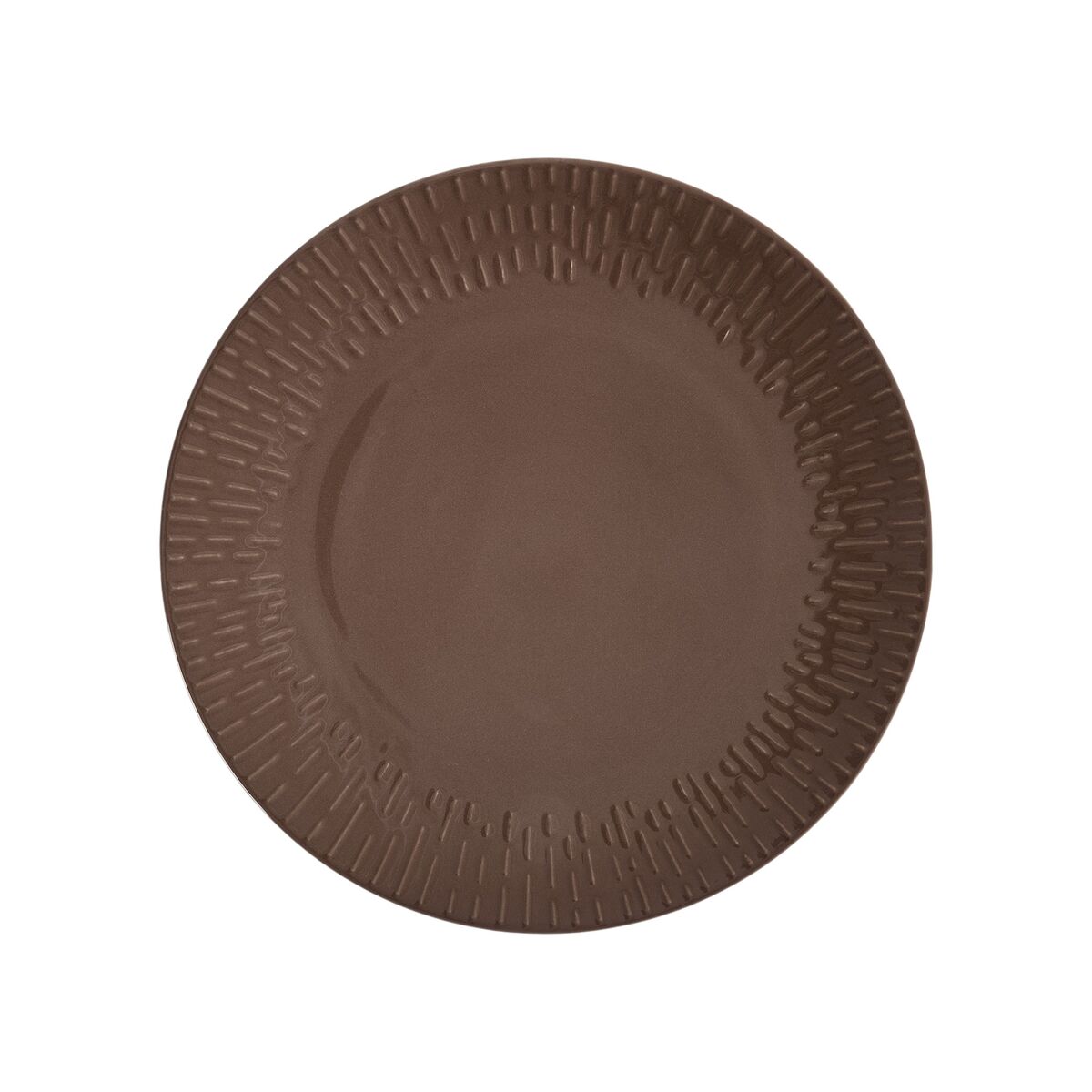 Confetti middagstallrik 27,5 cm, chocolate