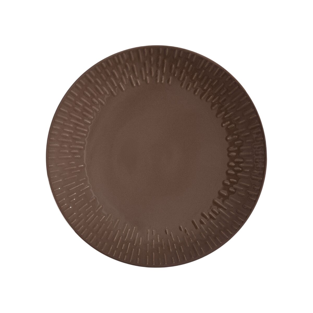Confetti lunchtallrik 24 cm, chocolate