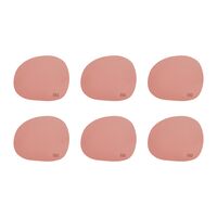 RAW glasunderlägg 6-pack, spice rose