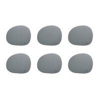 RAW glasunderlägg 6-pack, grå