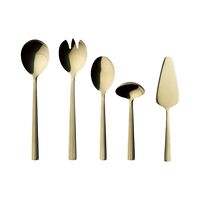 RAW serveringsset 5 delar, champagne/guld