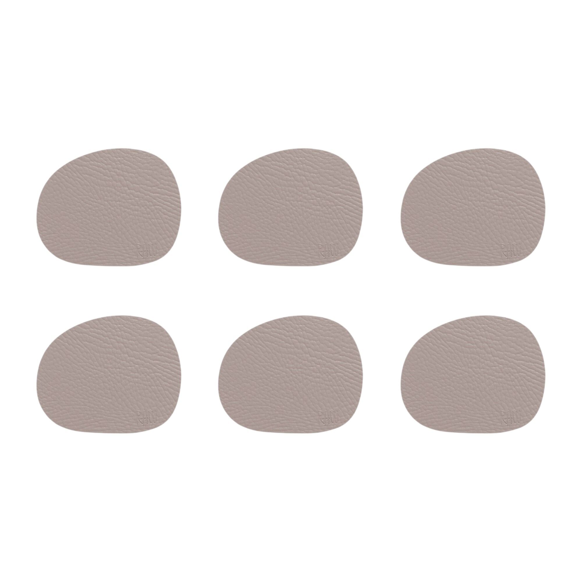 RAW Buffalo glasunderlägg 6-pack, dusty