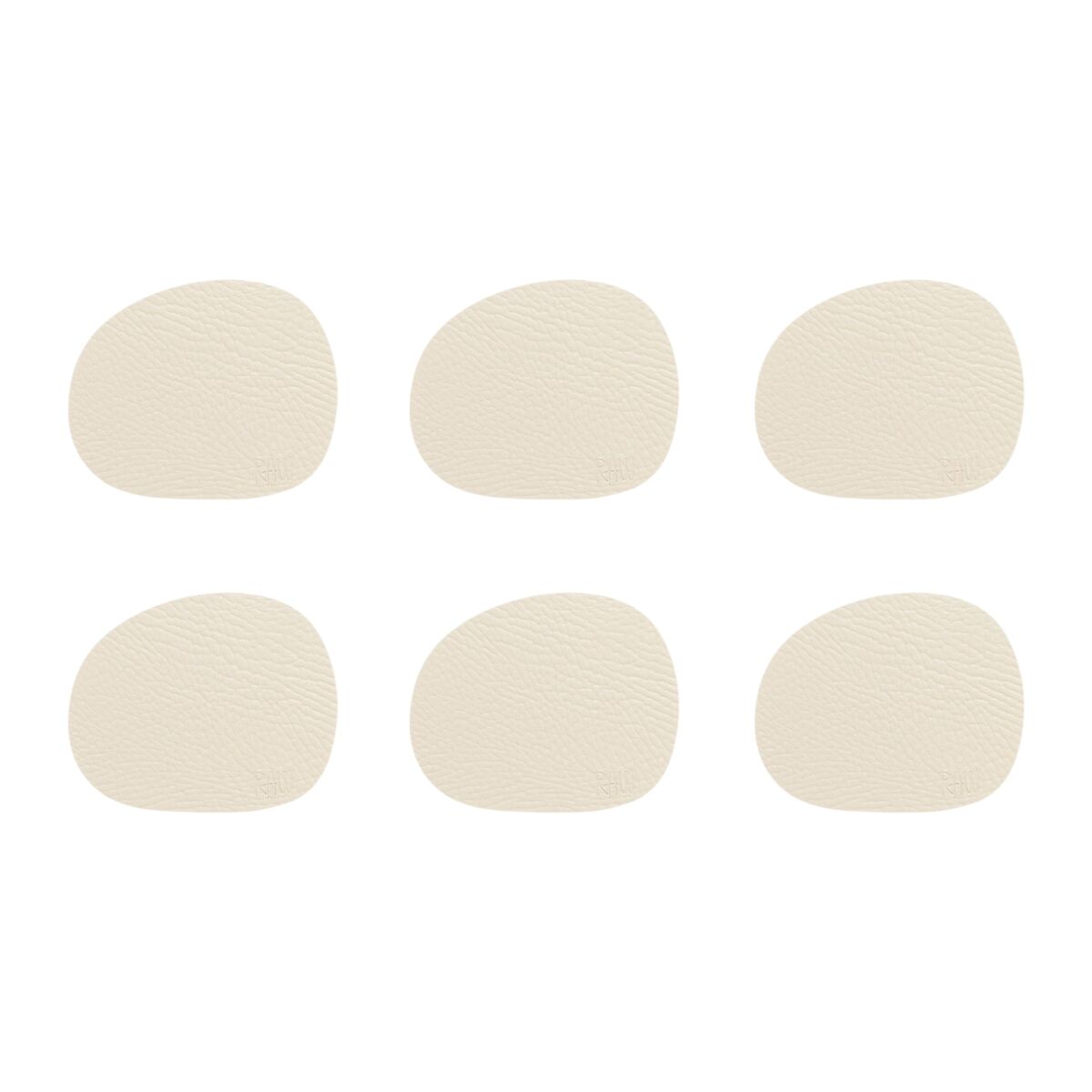 RAW Buffalo glasunderlägg 6-pack, warm nude