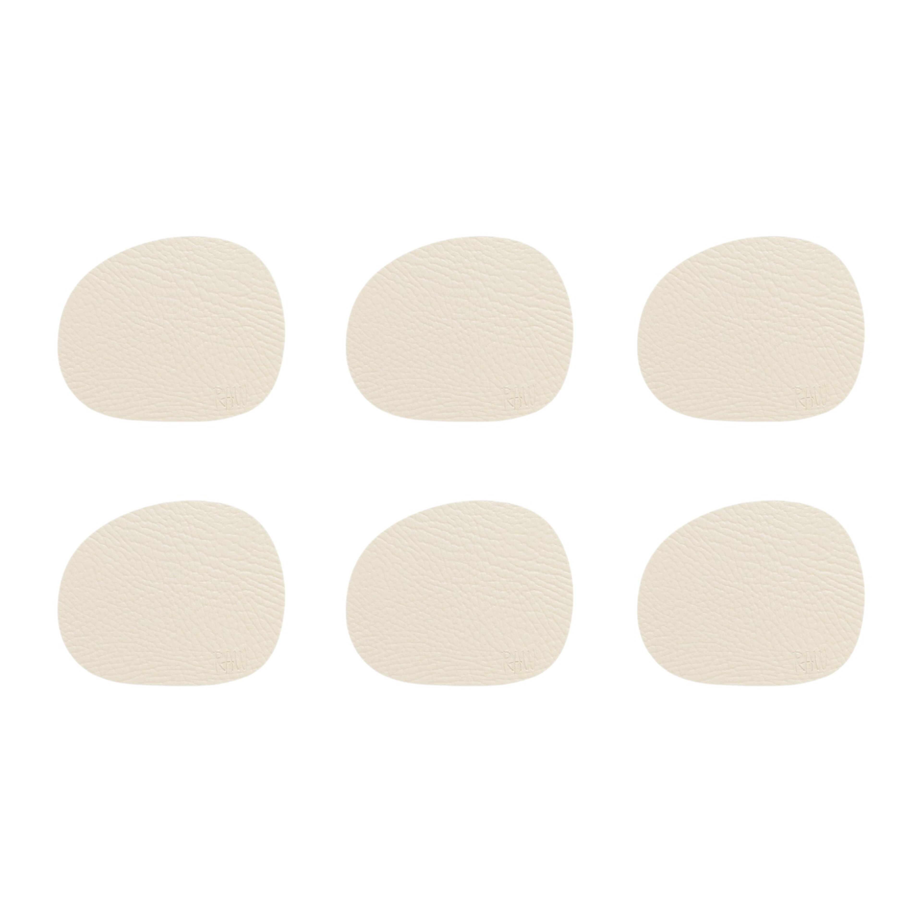 RAW Buffalo glasunderlägg 6-pack, warm nude