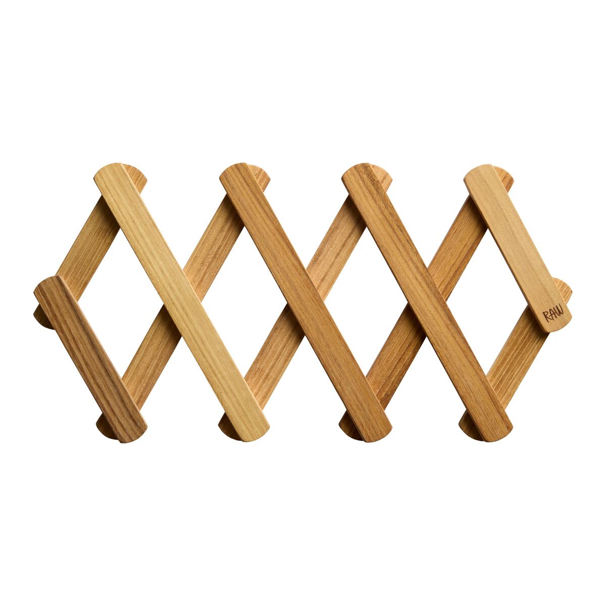 RAW expanderbart grytunderlägg 60 cm, teak