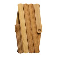 RAW expanderbart grytunderlägg 60 cm, teak