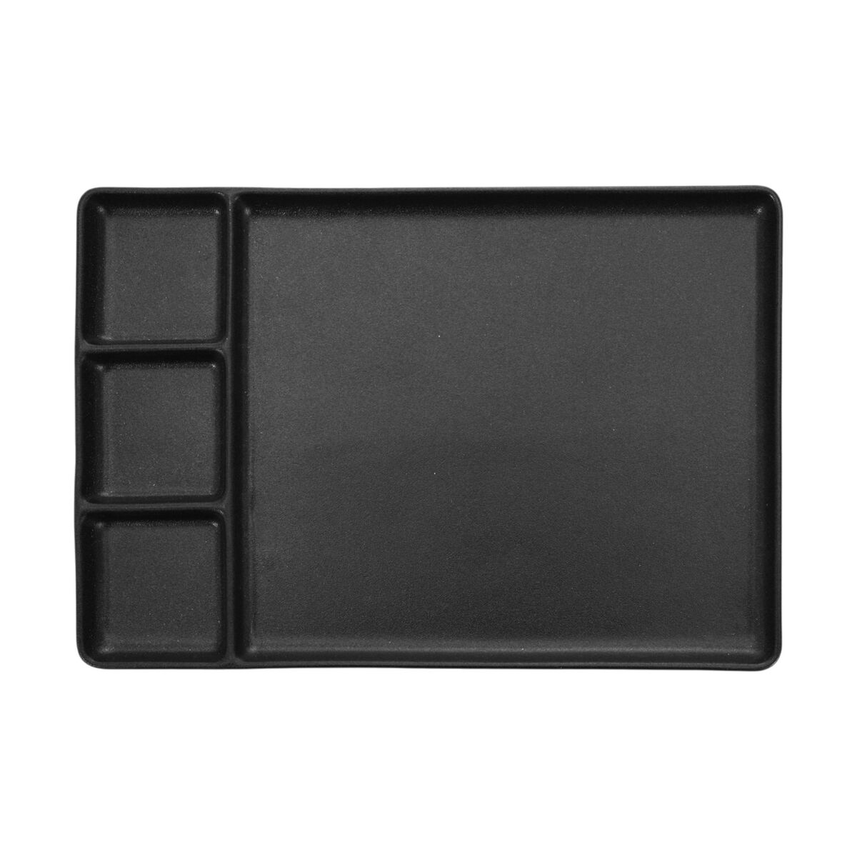 RAW sushi-/tapas-lautanen 31,5 × 21,5 cm, titanium black