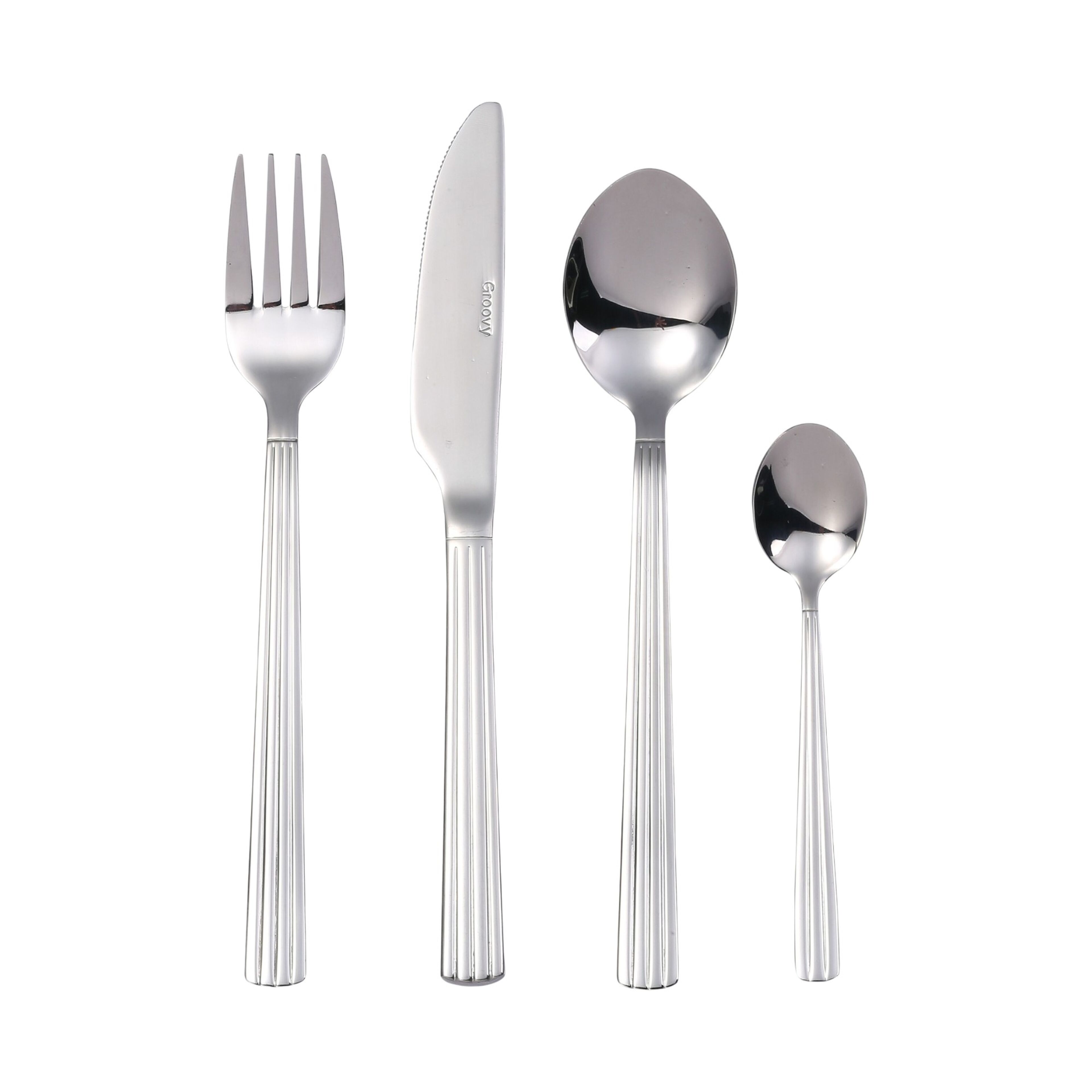 Groovy bestickset 48 delar, rostfritt stål
