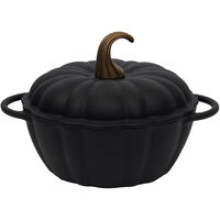 Mareld Gjutjärnsgryta Pumpa 3 liter, mattsvart