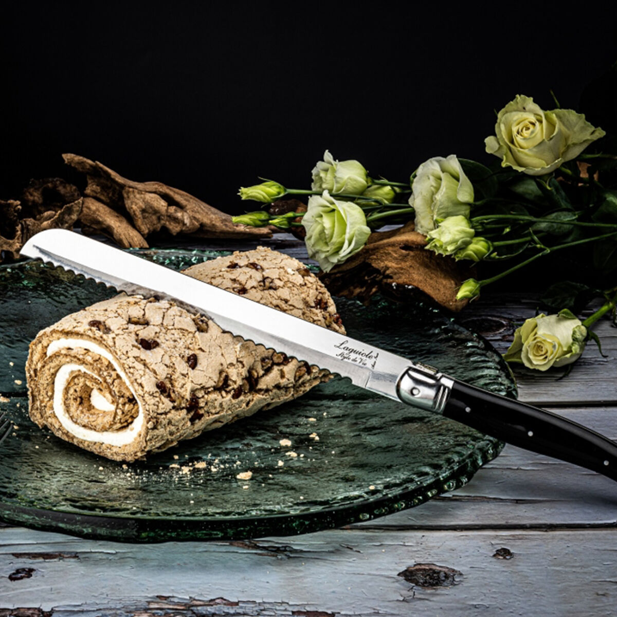 Laguiole Style de Vie brödkniv 36 cm