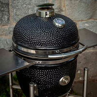 Kamado Sumo Signature Midi — kullgrill med Grillmaster Rotisserie og pizzaovn