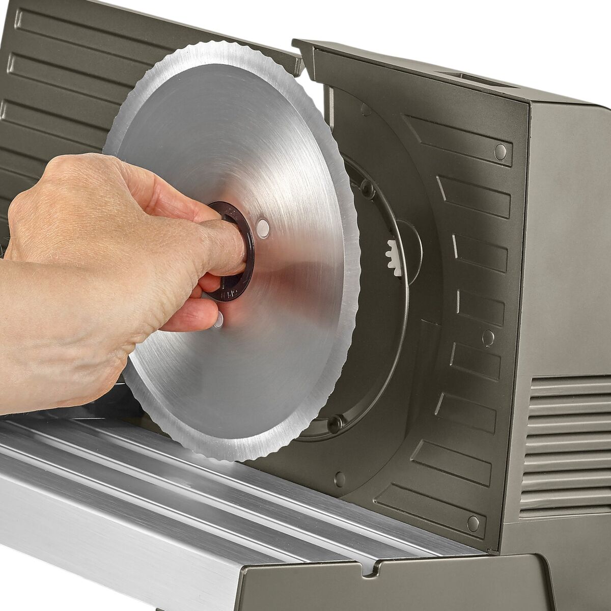 Pro AS 3918 skæremaskine med dobbeltklinger — Dark Inox