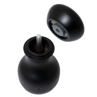 Lyon Salt- och pepparkvarnset 10 cm, svart