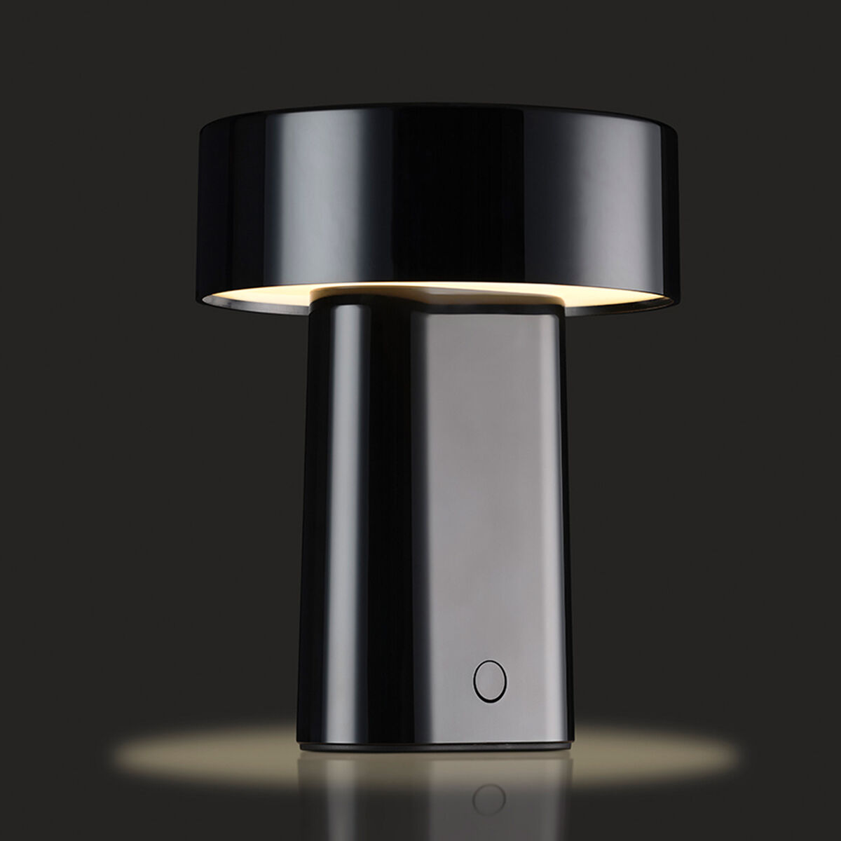 Oblong lampa, svart