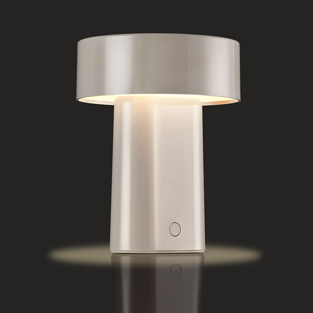 Oblong lampa, varmgrå