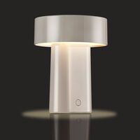Oblong lampa, varmgrå