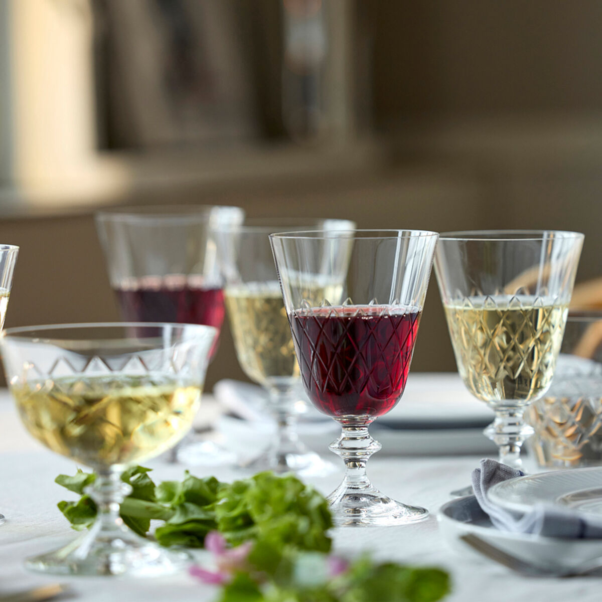 Lyngby Eaton rødvinsglass 26 cl, 2-pk