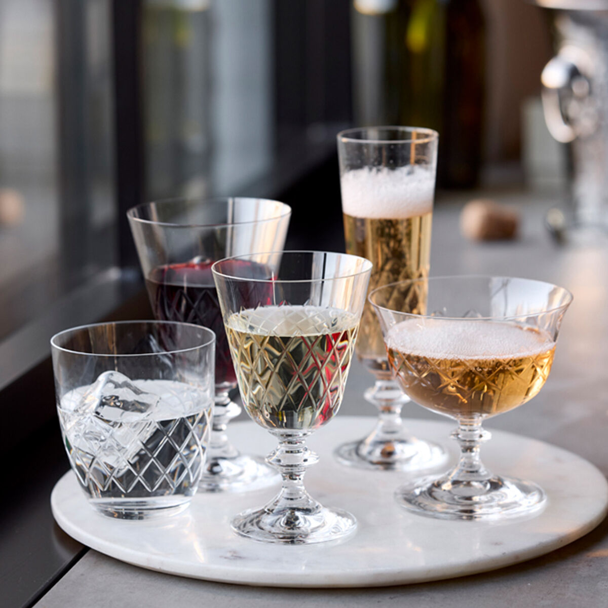 Lyngby Eaton vannglass 30 cl, 2-pakning