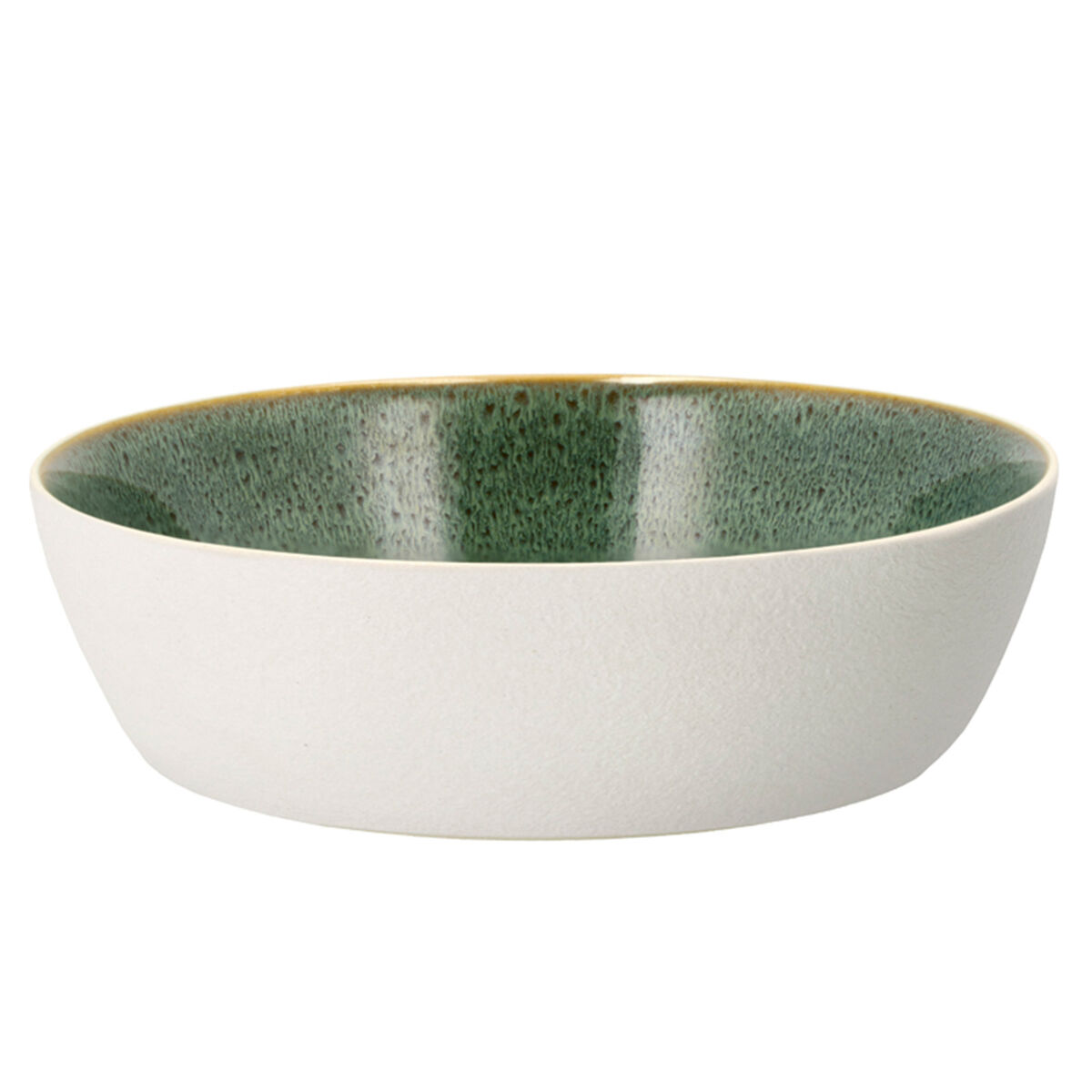 Gastro soppskål 18 cm, vit/grön