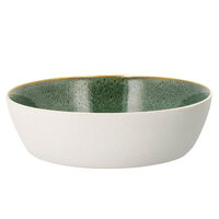Gastro soppskål 18 cm, vit/grön