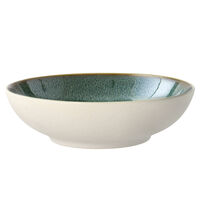 Gastro pastaskål 20 cm, hvid/grøn