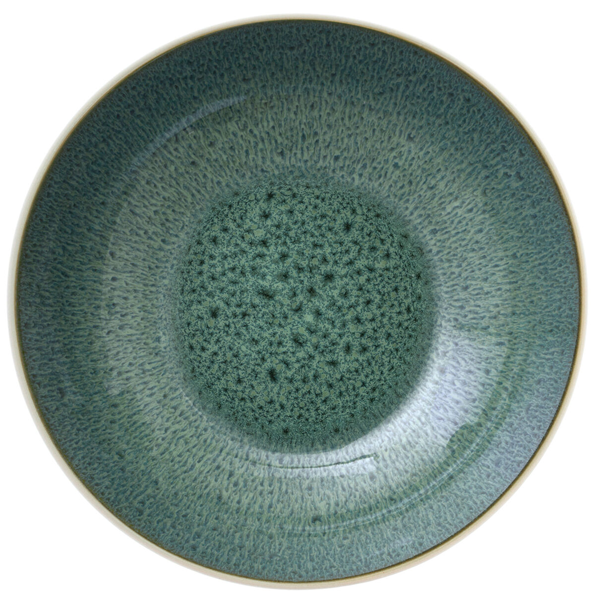Gastro pastaskål 20 cm, hvid/grøn