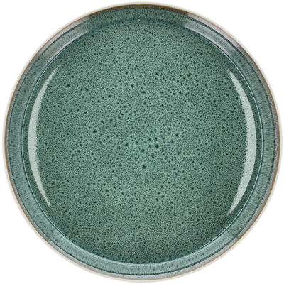 Bitz Gastro middagstallrik 27 cm, vit/grön