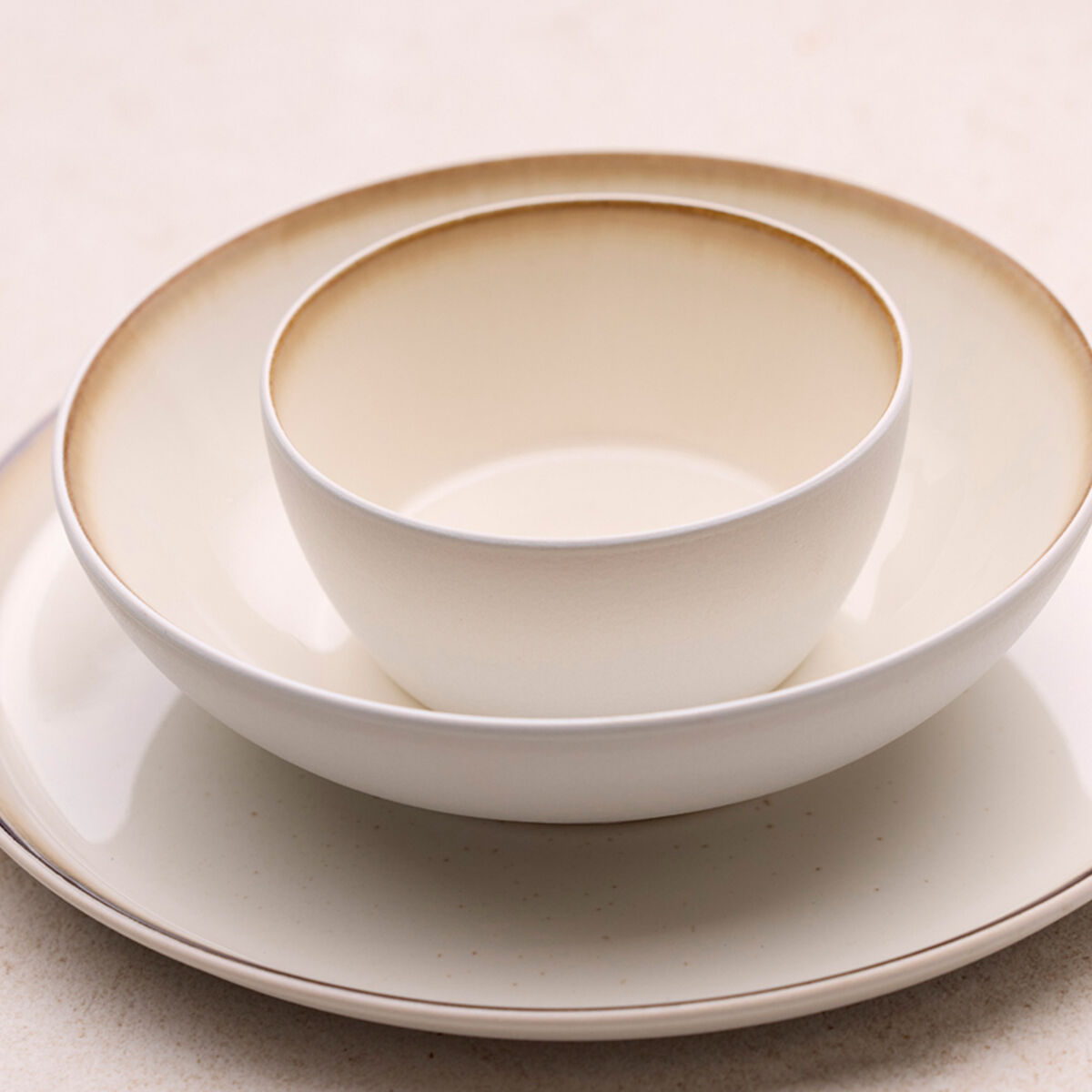 Gastro skål 12 cm, vit/gräddvit