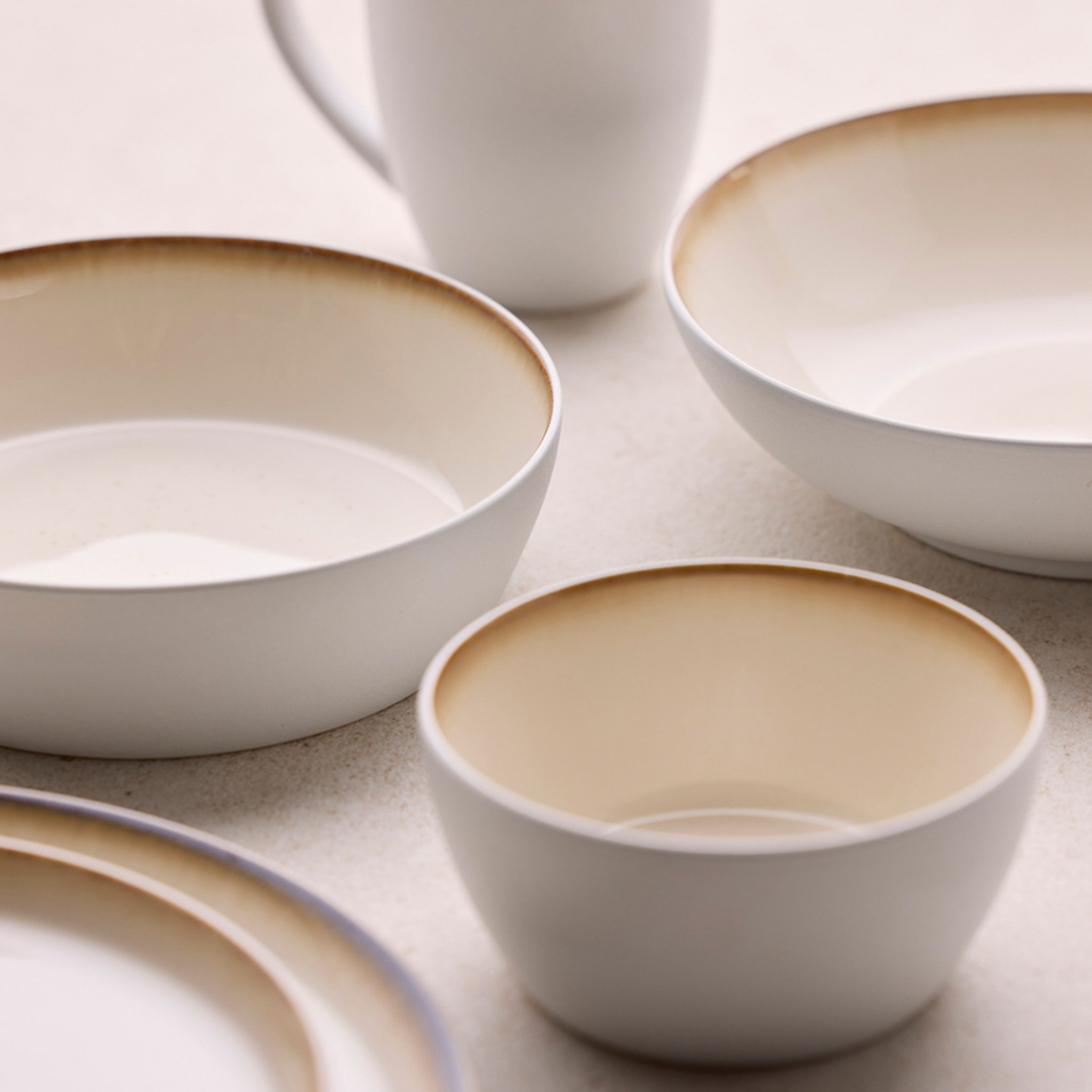 Gastro pastaskål 20 cm, hvid/creme