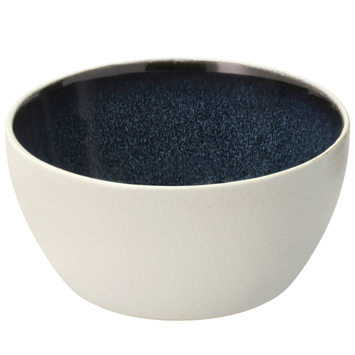 Gastro skål 12 cm, vit/mörkblå