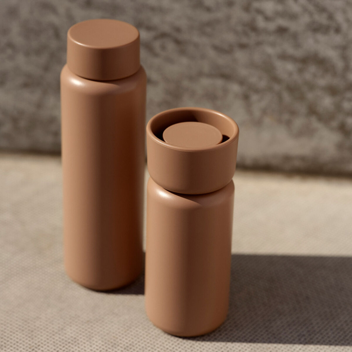 Singles termosmugg 650 ml, camel