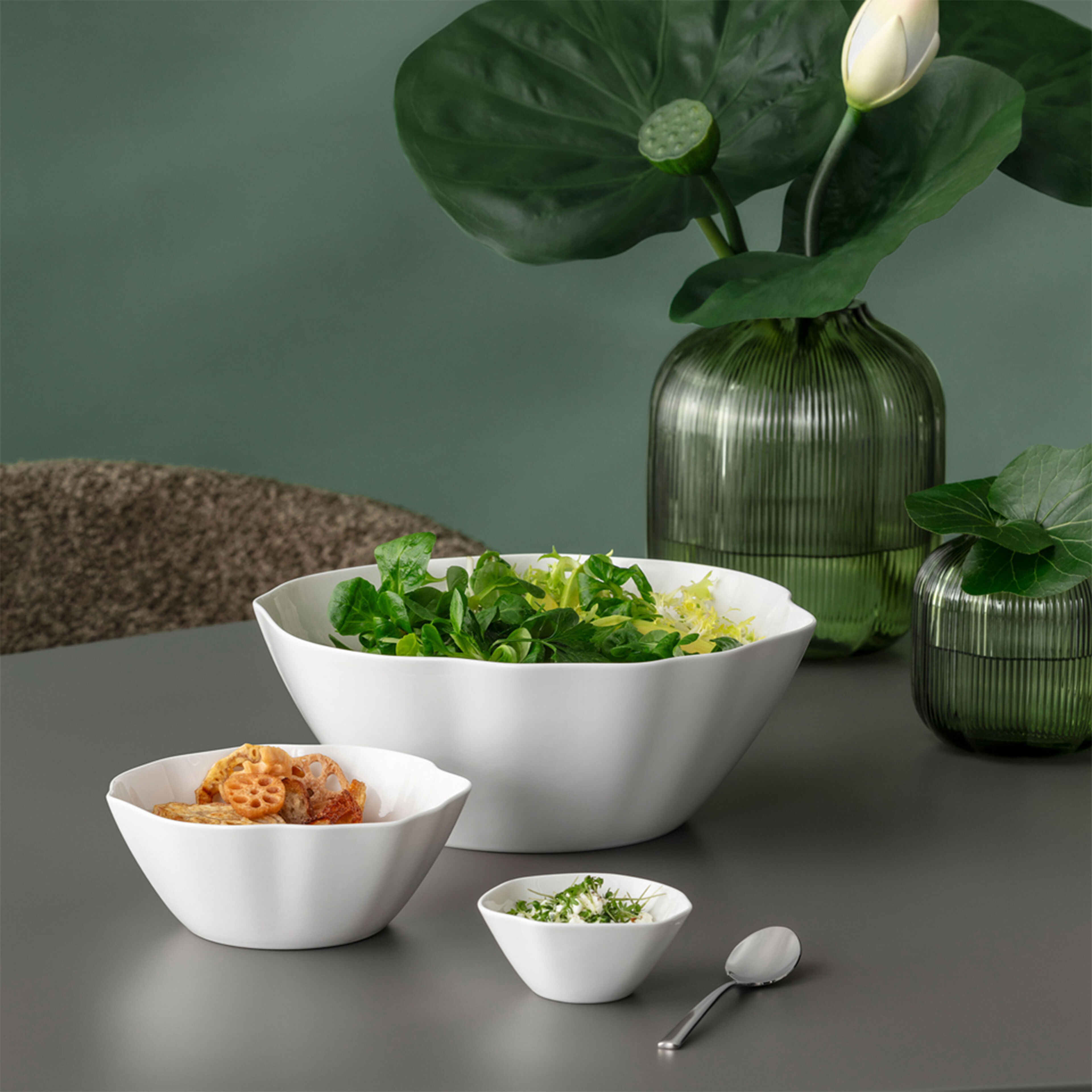 Villeroy & Boch Pura dipskål, vit