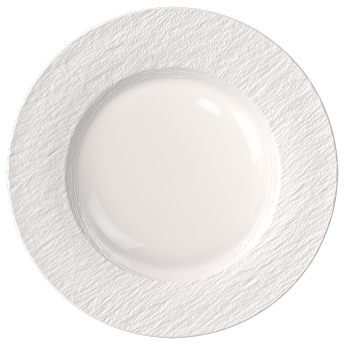 Manufacture Ice tallerken Ø27 cm, hvid