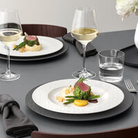 Manufacture Ice tallerken Ø27 cm, hvid