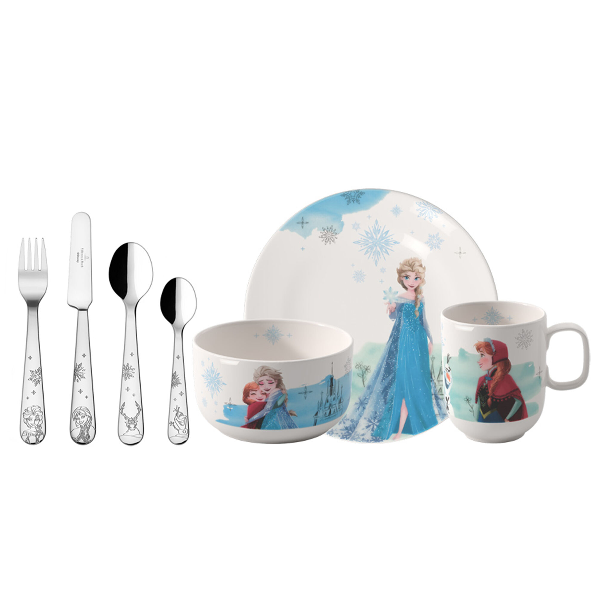 Villeroy & boch Disney Frozen b&oslash;rneservices&aelig;t 7 dele