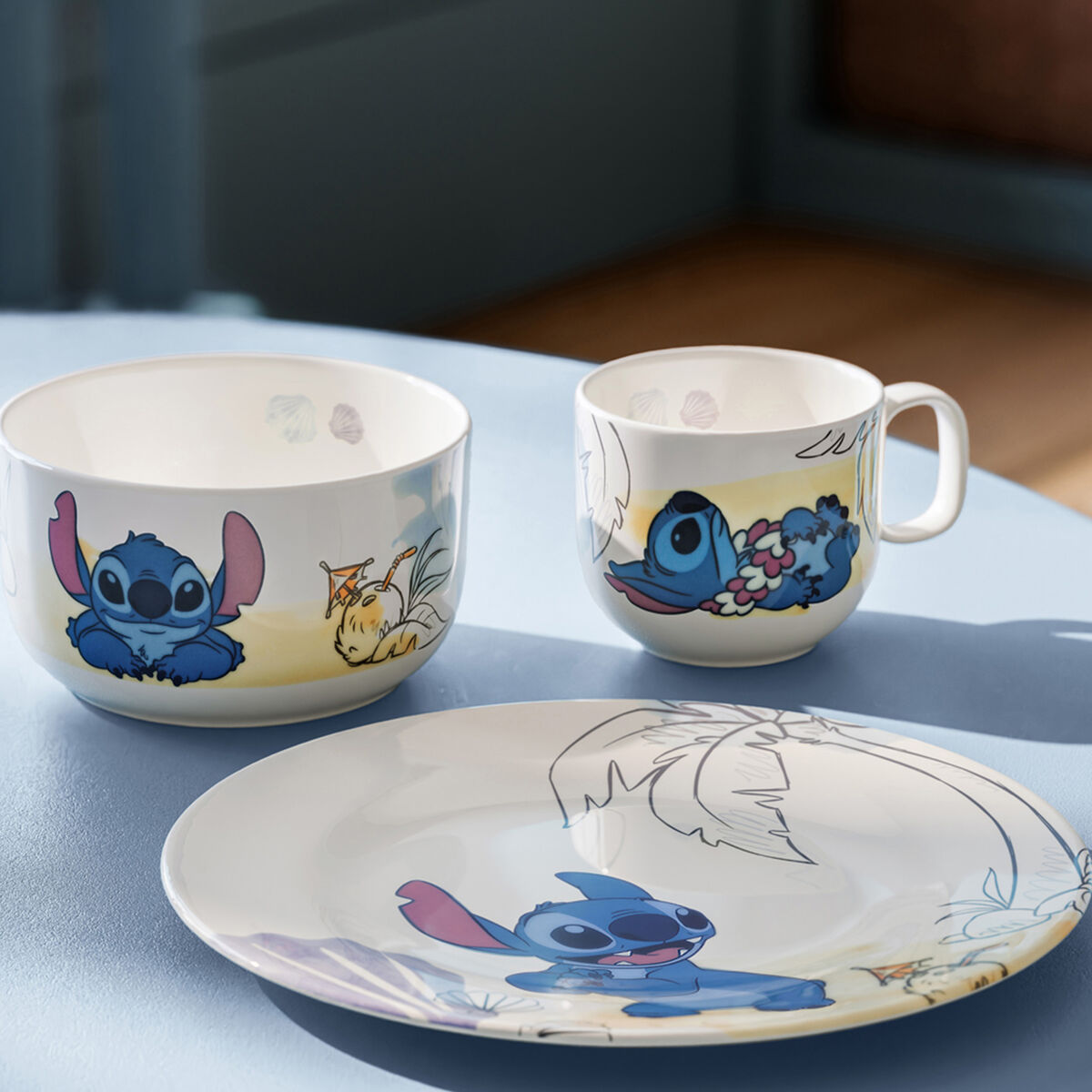 Disney Stitch børneservise, 3 dele