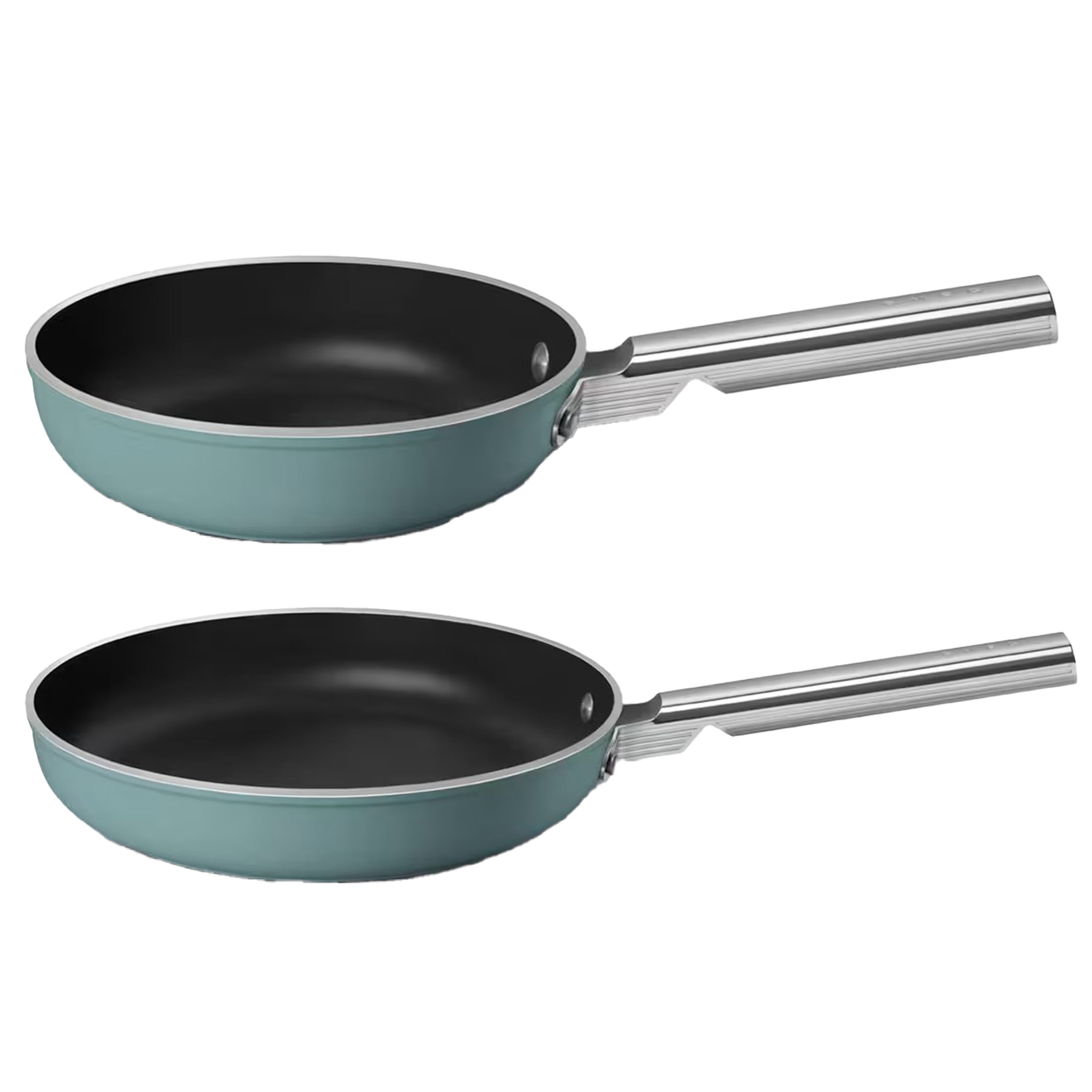 Smeg stekpanneset 20+28 cm, emerald green