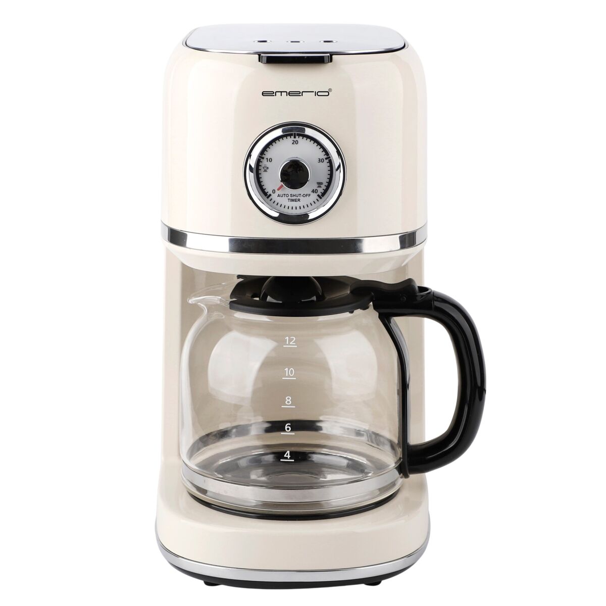 Retro kaffebryggare 1,5 liter, ivory