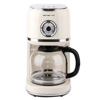 Retro kaffebryggare 1,5 liter, ivory
