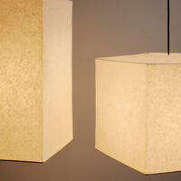 Paper Shade Cube lampskärm 45 cm, vit